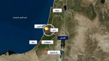 خريطة تفاعلية.. قصف إسرائيلي جوي ومدفعي والمقاومة تضرب تل أبيب