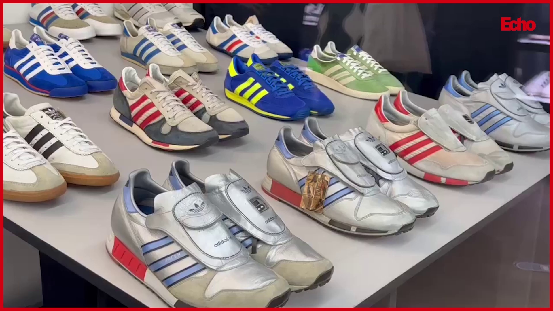 Signed adidas trainers by Stormzy, Liam Gallagher and more on show