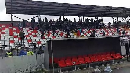 Naguravanje nakon utakmice Igman - Željezničar