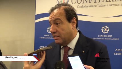 Fisco, Leo: "Bisogna evitare che venga meno regime agevolato tonnage"