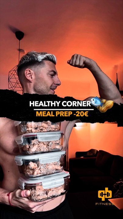 ⚠️ MEAL PREP -20€ pour 5 repas ⚠️  Je vais te montrer qu’avec -20€ tu peux te faire 5 repas équilibrés et hyperprotéinés.