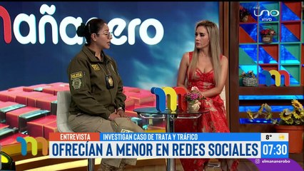 Ofrecían a menor en redes sociales