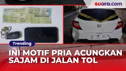 Ini Motif Pria yang Acungkan Sajam di Jalan Tol