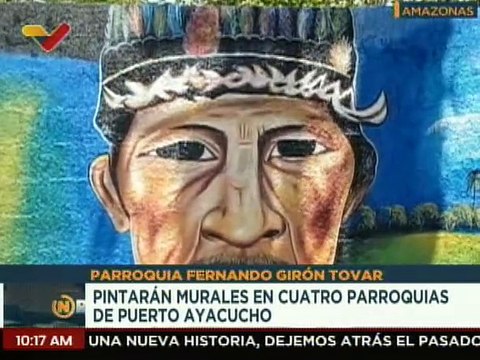 Amazonas | Serán plasmadas representaciones artísticas en paredes de las comunas de Puerto Ayacucho