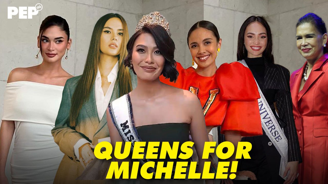 Michelle Dee gets support from Pia, Catriona, Megan, R'Bonney, Melanie | PEP Interviews