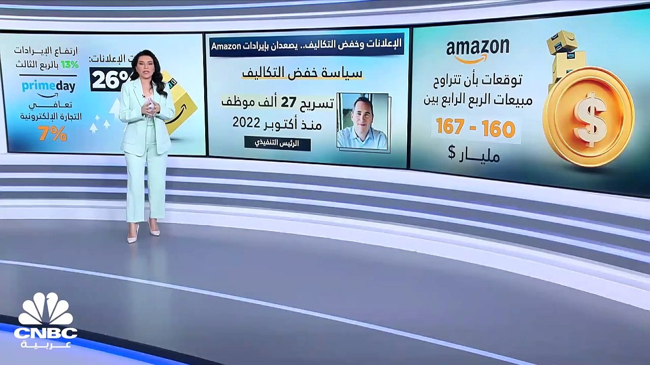 بدعم من الإعلانات وخفض التكاليف.. إيرادات Amazo...