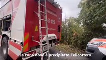 Elicottero precipitato, la zona in cui ? stato trovato il velivolo / Video