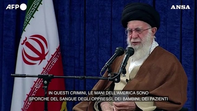 Israele, Khamenei: Stati Uniti complici dei crimini a Gaza