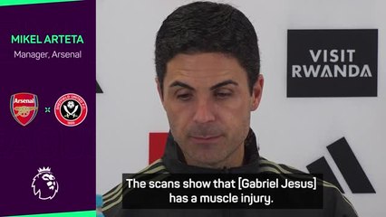 Arteta reveals 'really bad news' on Jesus injury