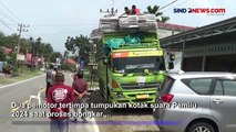 Bongkar Muat Logistik Pemilu, 2 Pemotor Tertimpa Kotak Suara di Pasaman