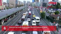 İstanbul'da trafik yoğunluğu! Durma noktasına geldi