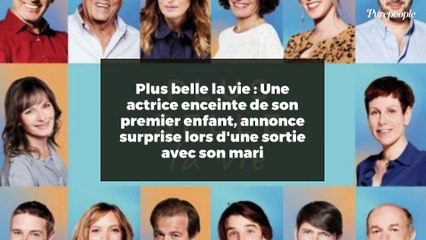 Plus belle la vie : Une actrice enceinte de son premier enfant, annonce surprise lors d'une sortie avec son mari