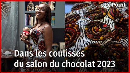 Salon du chocolat 2023 : une robe de 8 kg pour Nadège Beausson-Diagne
