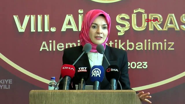 Aile ve Sosyal Hizmetler Bakanı Göktaş, 8. Aile Şurası'nda 6 komisyon oluşturuldu