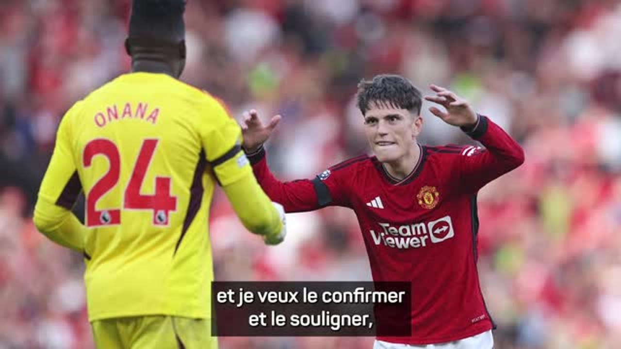 Man United - Ten Hag : "Pour le moment, on ne craint pas une suspension de Garnacho"