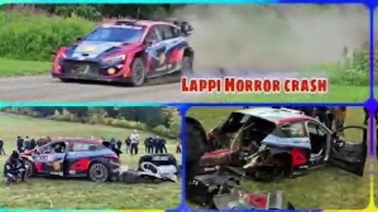 Esapekka Lappi crash video - Esapekka Lappi crash Central European Rally - Esapekka Lappi accident