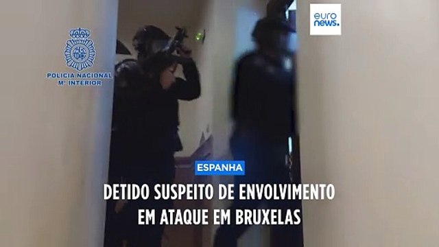 Suspeito de envolvimento em ataque de Bruxelas detido em Espanha