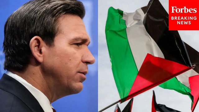 DeSantis Celebrates Florida's Public Campus Ban Of Students For Justice In Palestine GroupGov. Ron DeSantis (R-FL) celebrates the Florida public campus ban on the Students in Justice For Palestine group.