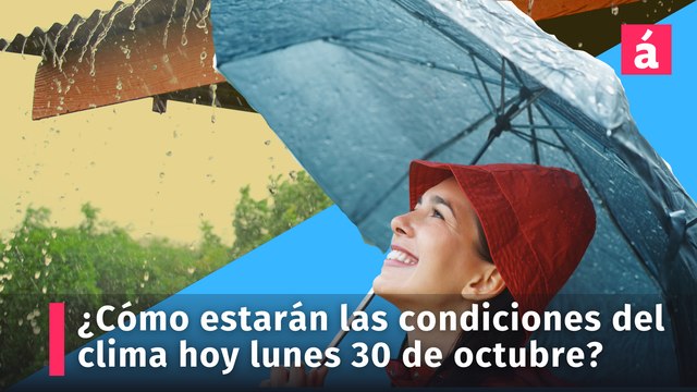 ¿Cómo estarán las condiciones del clima hoy lunes 30 de octubre en la República Dominicana?