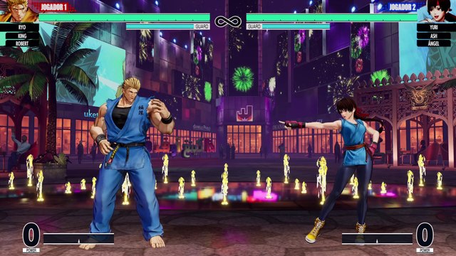 THE KING OF FIGHTERS XV RYO/KING/ROBERT VS YURI/ASH/ÁNGEL