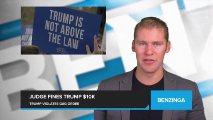 Judge Upholds $10,000 Fine Against Trump for Criticizing Court Staff