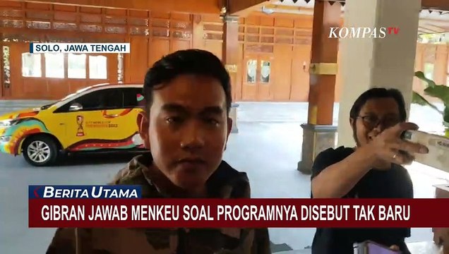 Menkeu Sri Mulyani Nilai Programnya Tak Baru, Begini Respons Gibran