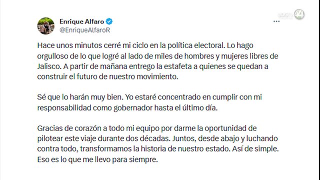 Casi un hecho que Pablo Lemus será el candidato de MC al Gobierno de Jalisco
