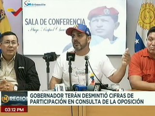 Gob. José Terán afirma que consulta de la oposición no cumplió con los requisitos de una elección