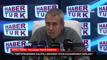 Kasımpaşa Teknik Direktörü Kemal Özdeş: Kaliteli defansif oyun kazanmamızı sağladı