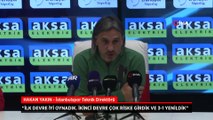 İstanbulspor Teknik Direktörü Hakan Yakın: Golü hep aradık