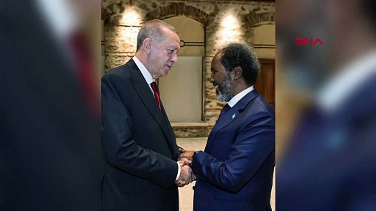 LES ATTAQUES D'ISRAÉL CONTRE LA PALESTINE ONT ÉTÉ DISCUTÉS LORS DE LA RENCONTRE DU PRÉSIDENT ERDOĞAN ET DU PRÉSIDENT DE SOMALIE