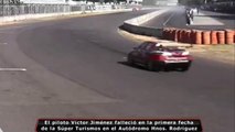 Víctor Jiménez's Fatal Crash @ Autódromo Hermanos Rodríguez 2014