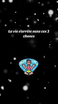 La vie s'arrête sans ces 3 choses #conseils #conseil #motivation #citation #citations