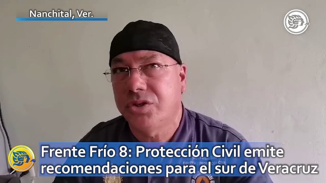 Frente Frío 8: Protección Civil emite recomendaciones para el sur de Veracruz
