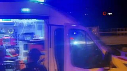 Zonguldak'ta kafa kafaya çarpışan araçlarda 4 kişi yaralandı