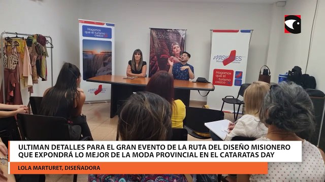 Diseñadores ultiman detalles para el gran evento de la Ruta del Diseño Misionero que expondrá lo mejor de la moda provincial en el Cataratas Day