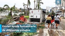 Estados envían ayuda humanitaria para Guerrero tras el huracán Otis