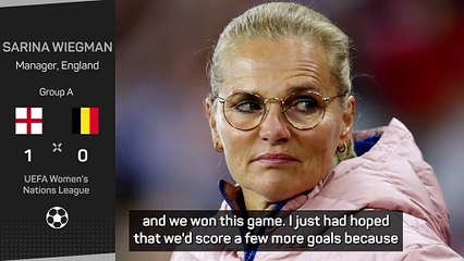 Tempo tailing off concerns Wiegman despite England beating Belgium