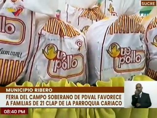 Sucre | Feria del Campo Soberano en Cariaco distribuye 24 toneladas de combos proteicos