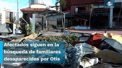 “La colonia se deshizo, se derrumbó", damnificada busca a su familia tras impacto de huracán "Otis"