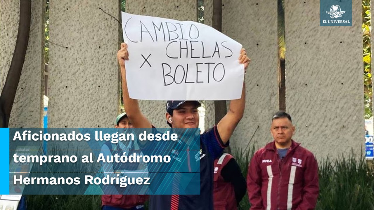 Fanático de Checo Pérez busca cambiar cervezas por boleto para la Fórmula 1