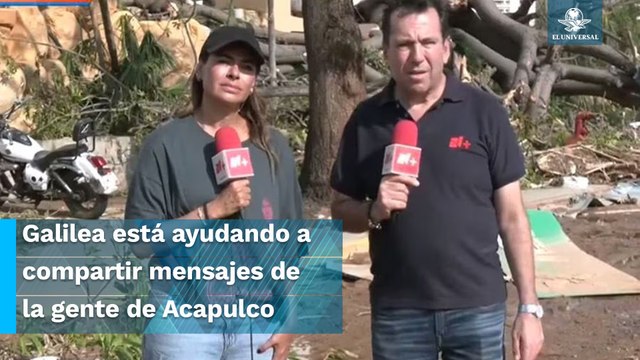 Galilea Montijo ya está en Acapulco ayudando a los damnificados por el huracán “Otis”