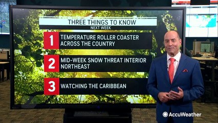 Weather pattern change next week could lead to snow in the Northeast