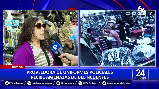 Rimac: Comerciante de uniformes policiales denuncia amenazas y robos por parte de vecinos