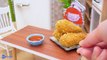 Awesome Miniature Popeye’s Fried Chicken Tutorial _ ASMR Fast Food Recipe