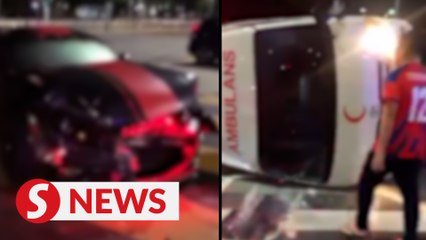 Cops deny claims Putrajaya ambulance crash caused by drunk driver