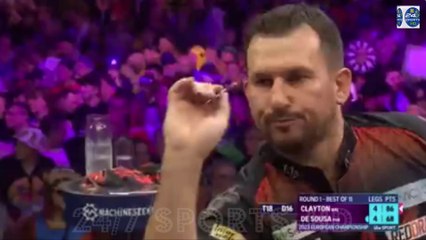 Jonny Clayton Made a Calamitous Miscounting Error against Serial Miscounted Jose de Sousa in Darts
