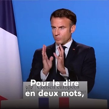 Guerre contre le Hamas : Regardez le Président Emmanuel Macron qui a appelé à une trêve humanitaire organiser la protection des populations civiles dans la bande de Gaza