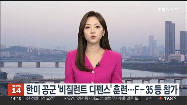 한미 공군 '비질런트 디펜스' 훈련…F-35 등 참가