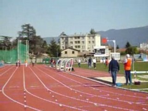 Montélimar Athlétisme(relais4x60)àRomans le 29.03.2008